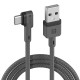 Portronics Konnect L POR-1081 Fast Charging 3A Type-C Cable 1.2Meter with Charge & Sync Function for All Type-C Devices (Grey) Portronics Konnect L POR-1081 Fast Charging 3A Type-C Cable 1.2Meter with Charge & Sync Function for All Type-C Devices (Grey)