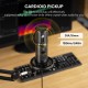 MAONO Au-Pm422 Podcast USB Microphone With Zero Latency Monitoring,192Khz/24Bit Professional Cardioid Condenser Mic With Touch Mute Button And Mic Gain Knob For Recording,Podcasting,Gaming,Youtube