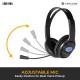 Lapcare LWS-004 Wired Over Ear Headphone with Mic (Black) Lapcare LWS-004 Wired Over Ear Headphone with Mic (Black)