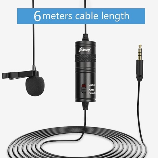 JUAREZ JRM1 Auxiliary Clip-On Lapel Microphone (Omnidirectional)