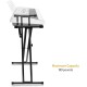 Juarez JAK200 Electronic Piano Keyboard X-Type Universal Keyboard Instrument Double-Braced X-Style Stand, Piano Keyboard Stand with Locking Straps, ASSEMBLY REQUIRED