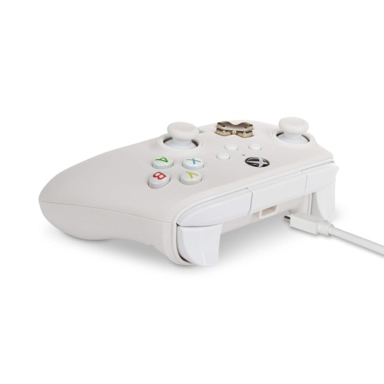 PowerA Enhanced Wired Gaming Controller for Xbox Series X/S and Xbox One, White, Mist (Officially Licensed) PowerA Enhanced Wired Gaming Controller for Xbox Series X/S and Xbox One, White, Mist (Officially Licensed)