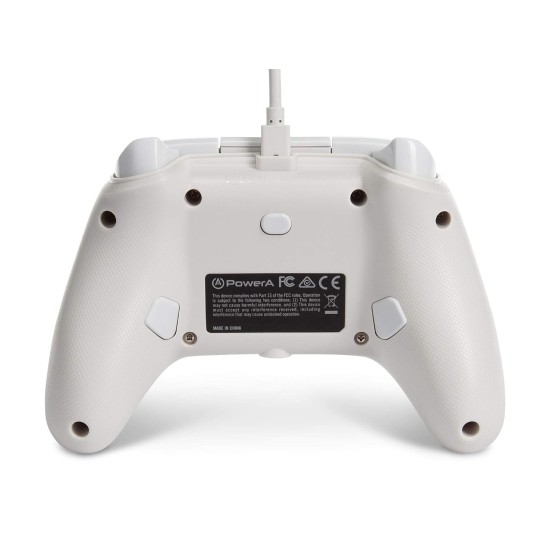 PowerA Enhanced Wired Gaming Controller for Xbox Series X/S and Xbox One, White, Mist (Officially Licensed) PowerA Enhanced Wired Gaming Controller for Xbox Series X/S and Xbox One, White, Mist (Officially Licensed)