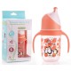 R for Rabbit Penguin Spout Sipper Cup 180 ml Bottle, PP Spout Sipper for Kids Age of 6 + Months - Orange