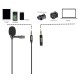 JUAREZ JRM50 Lavalier Microphone Lav Mic Auxiliary Omnidirectional Condenser Clip Mic, 2 M/6.5 Feet TPE Cable (Black) JUAREZ JRM50 Lavalier Microphone Lav Mic Auxiliary Omnidirectional Condenser Clip Mic, 2 M/6.5 Feet TPE Cable (Black)