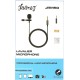 JUAREZ JRM50 Lavalier Microphone Lav Mic Auxiliary Omnidirectional Condenser Clip Mic, 2 M/6.5 Feet TPE Cable (Black) JUAREZ JRM50 Lavalier Microphone Lav Mic Auxiliary Omnidirectional Condenser Clip Mic, 2 M/6.5 Feet TPE Cable (Black)