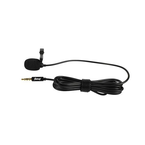 JUAREZ JRM50 Lavalier Microphone Lav Mic Auxiliary Omnidirectional Condenser Clip Mic, 2 M/6.5 Feet TPE Cable (Black) JUAREZ JRM50 Lavalier Microphone Lav Mic Auxiliary Omnidirectional Condenser Clip Mic, 2 M/6.5 Feet TPE Cable (Black)