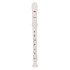 JUAREZ ClarÃ³ Descant German Style 8 Holes Soprano Recorder Flute with Cleaning Rod Suitable for School Ensembles | Home Practice | Music Classes | Gift, White with Cleaning Rod & Case