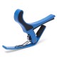 JUAREZ JRZ250 One Handed Trigger Guitar Metal Capo Quick Change For Ukulele, Electric And Acoustic Guitars, Blue