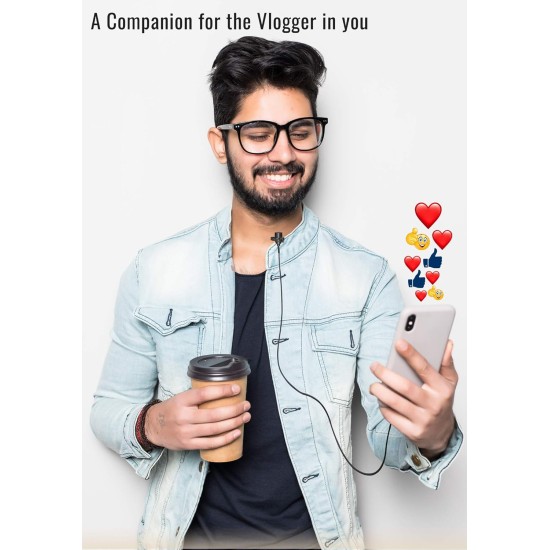 AHUJA MTP-20 Lavalier Microphone for mobie Phones,Video Recording etc