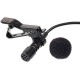 HUMBLE Dynamic Lapel Collar Mic Voice Recording Filter Microphone for Singing Youtube SmartPhones, Black