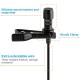 HUMBLE Dynamic Lapel Collar Mic Voice Recording Filter Microphone for Singing Youtube SmartPhones, Black