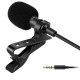 HUMBLE Dynamic Lapel Collar Mic Voice Recording Filter Microphone for Singing Youtube SmartPhones, Black