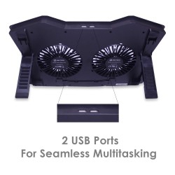 Live Tech Storm Pro LED Laptop Cooling Pad for 15.6" to 17.3" Notebooks, Metal Body, Mutiple Stand,Adjustable,2 Big Fast Turbo Speed Fans (Storm Pro) Live Tech Storm Pro LED Laptop Cooling Pad for 15.6" to 17.3" Notebooks, Metal Body, Mutiple Stand,Adjustable,2 Big Fast Turbo Speed Fans (Storm Pro)
