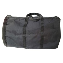 GT manufacturers Wooden Musical Instrument Dholak Drum Nuts & Bolt Carving Design1 With Full tool Kit (Brown)