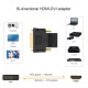 CableCreation DVI to HDMI Adapter, [1-Pack] Bi-Directional DVI Male to HDMI Female Converter, Support 1080P, 3D for PS3, PS4, TV Box, Blu-ray, Projector, HDTV