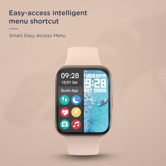 Pebble Pace Pro SmartWatch with 1.7” Bright HD Curved Display,Dedicated Dual Sensors for 24x7 SpO2,HR & BP Monitoring,Multiple Fitness Modes,IP68 Rated (Golden Black),Universal,PFB14 Golden Black Pebble Pace Pro SmartWatch with 1.7” Bright HD Curved Display,Dedicated Dual Sensors for 24x7 SpO2,HR & BP Monitoring,Multiple Fitness Modes,IP68 Rated (Golden Black),Universal,PFB14 Golden Black