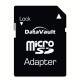 Data Vault 64GB Class 10 UHS1 U1 Memory Card with SD Adaptor Data Vault 64GB Class 10 UHS1 U1 Memory Card with SD Adaptor