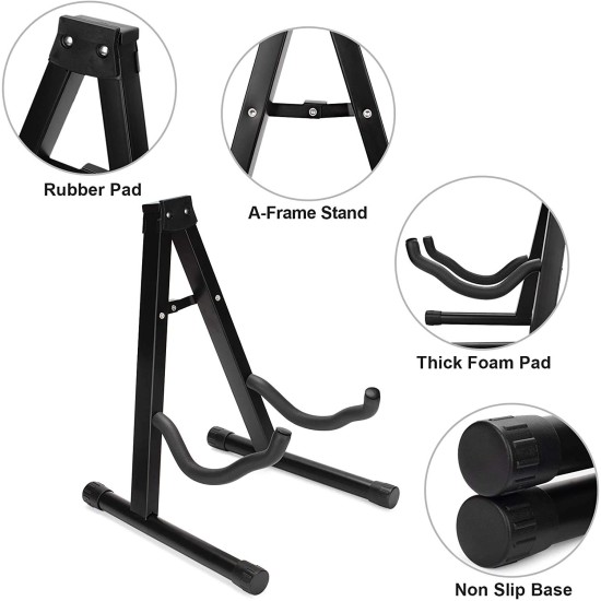 JUAREZ JRGS100 Electric, Bass, Acoustic Guitar Folding Stand