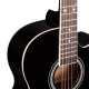 JUAREZ Arpeggio 99.06 cm (39 Inch) Acoustic Guitar Kit, Spruce Top, Rosewood Fretboard & Bridge, Truss Rod, Chrome Die Cast Machine Tuners, Black