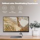 Lenovo Q-Series Q24H-10 24 Inch(60.45Cm) LED 2560 X 1440 Pixels 2K QHD IPS Ultraslim Monitor, All-in-One USB-C Port for Power & Data Transfer, 2 X 3W Speakers, 99% Srgb, 75Hz, AMD Freesync (Black)