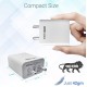 Portronics Adapto 66 2.4A 12w Dual USB Port 5V/2.4A Wall Charger,Comes with 1M Micro USB Cable, USB Wall Charger Adapter for iPhone 11/Xs/XS Max/XR/X/8/7/6/Plus(White)