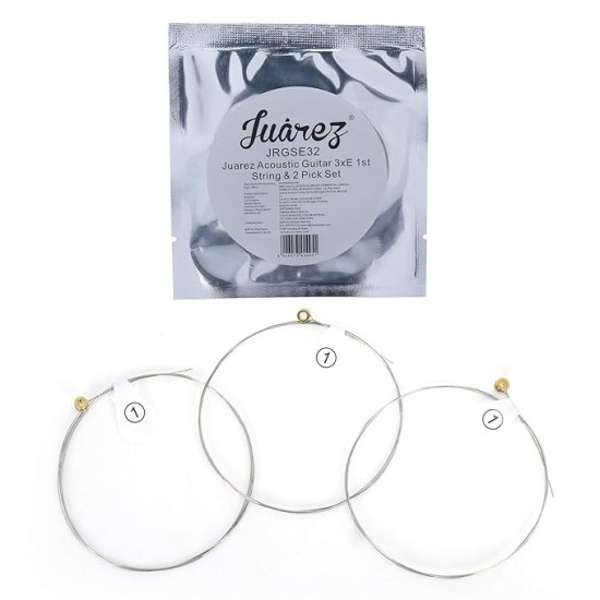 JUAREZ Rosewood Acoustic Guitar 3Xe 1St String & 2 Pick Set Jrgse32