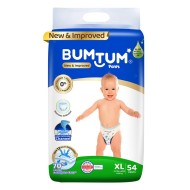 Bumtum Baby Diaper Pants, XL Size, 54 Count, Double Layer Leakage Protection Infused With Aloe Vera, Cottony Soft High Absorb Technology (Pack of 1)