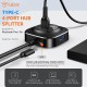 Tukzer USB C Hub Ultra-Slim USB-C Superspeed Adapter with 4 USB 3.0 Ports USB Type C Hub for All Laptops and More USB Type C Devices (TZ-U13 Black) Tukzer USB C Hub Ultra-Slim USB-C Superspeed Adapter with 4 USB 3.0 Ports USB Type C Hub for All Laptops and More USB Type C Devices (TZ-U13 Black)