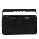 Vemax Base 3-Band (FM/AM/MW) Portable Radio (Black)
