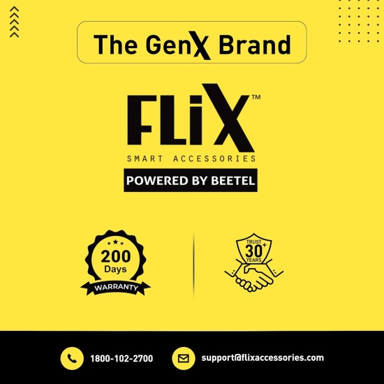 Flix (Beetel) Tone 120 Wired in Ear Earphones with Mic (Black) Flix (Beetel) Tone 120 Wired in Ear Earphones with Mic (Black)