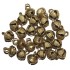 UAPAN Brass Ghungroo Ankle Bells Loose Beads (50 Nos), Gold