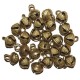 UAPAN Brass Ghungroo Ankle Bells Loose Beads (50 Nos), Gold