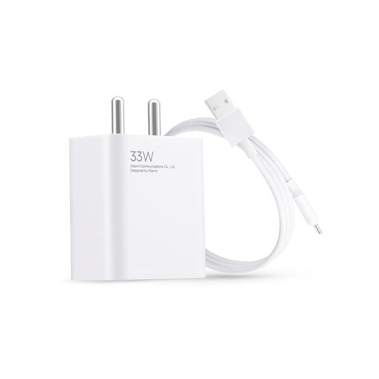 Mi 33W SonicCharge 2.0 USB Charger for Cellular Phones, White