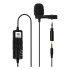 JBL Commercial CSLM20B Auxiliary Omnidirectional Lavalier Microphone With Battery For Content Creation, Voiceover/Dubbing, Recording (Black,Small)