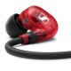 Sennheiser IE 100 Pro Wired In-Ear In Ear Earphones Monitors| Red | Precision Dynamic Drivers | Detachable Cable | 20Hz-18Khz FR | Ideal For Musicians, Live Monitoring, Studio Recording & On Stage Performances