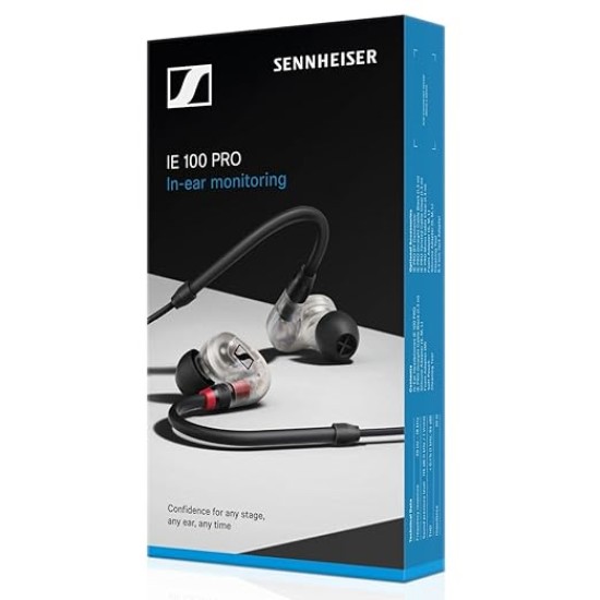 Sennheiser IE 100 Pro-Clear in Ear Monitoring Wireless Headphones for Musicians On Stage & Monitoring