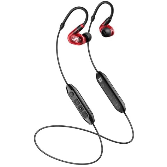 Sennheiser IE 100 PRO Wireless In-Ear Monitoring Earphones | Red | 10hr Battery Life | Detachable Cable | Ideal for Live Performances, Studio Monitoring, DJ Sets & Daily Listening Sennheiser IE 100 PRO Wireless In-Ear Monitoring Earphones | Red | 10hr Battery Life | Detachable Cable | Ideal for Live Performances, Studio Monitoring, DJ Sets & Daily Listening