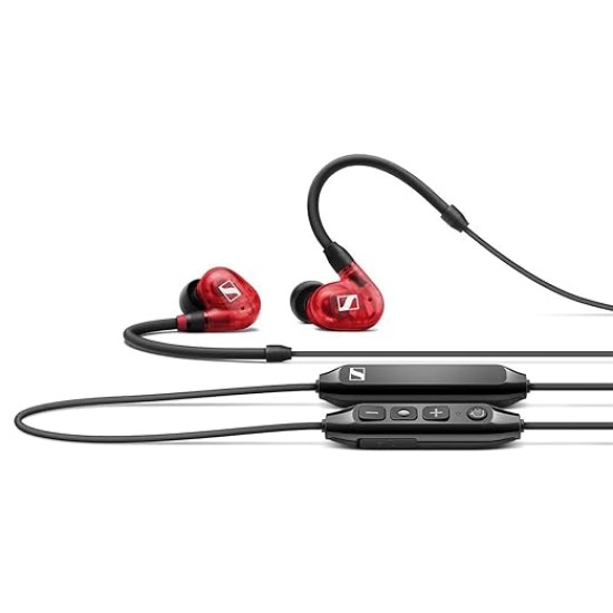 Sennheiser IE 100 PRO Wireless In-Ear Monitoring Earphones | Red | 10hr Battery Life | Detachable Cable | Ideal for Live Performances, Studio Monitoring, DJ Sets & Daily Listening Sennheiser IE 100 PRO Wireless In-Ear Monitoring Earphones | Red | 10hr Battery Life | Detachable Cable | Ideal for Live Performances, Studio Monitoring, DJ Sets & Daily Listening