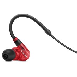 Sennheiser IE 100 PRO Wireless In-Ear Monitoring Earphones | Red | 10hr Battery Life | Detachable Cable | Ideal for Live Performances, Studio Monitoring, DJ Sets & Daily Listening