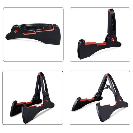 JUAREZ JRGS300BK PREMIUM Folded guitar stand BLACK JUAREZ JRGS300BK PREMIUM Folded guitar stand BLACK