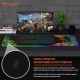 Tukzer RGB RETRO Extended Gaming Mouse Pad, High-Speed Mouse Tracking & Control| with LED Glowing Backlight 13 Lighting Modes| Desk Mat for Computer Laptop Keyboard (795mm x 298mm x 3.45mm, Astronaut)