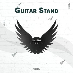 Clapbox Guitar Wall Hanger/Stand - Eagle Wings Design, suitable For Acoustic, Electric Guitars and Ukulele, black (CB-001) Clapbox Guitar Wall Hanger/Stand - Eagle Wings Design, suitable For Acoustic, Electric Guitars and Ukulele, black (CB-001)
