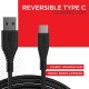 boAt Type C A325/A320 Tangle-Free, Sturdy Type C Cable, Usb Cablewith 3A Rapid Charging & 480 Mbps Data Transmission Speed, Compatible With Smartphones & Tablets 1.5Meter (Black)