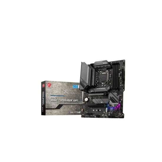 MSI MAG B560 Tomahawk WiFi ATX Gaming Motherboard (10 th/11th Gen Intel Core, LGA 1200 Socket, DDR4, 5066 MHz, 3 x M.2 Slots, USB 3.2 Gen 2, Type-C, 2.5G LAN, DP/HDMI) MSI MAG B560 Tomahawk WiFi ATX Gaming Motherboard (10 th/11th Gen Intel Core, LGA 1200 Socket, DDR4, 5066 MHz, 3 x M.2 Slots, USB 3.2 Gen 2, Type-C, 2.5G LAN, DP/HDMI)
