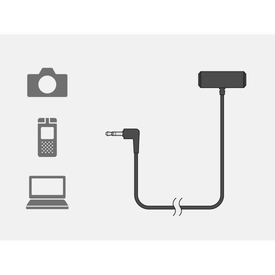 Sony Stereo Lavalier Auxiliary Microphone ECM-LV1 (Compact, Flexible, Vlogging, Content Creation, Audio) - Black Sony Stereo Lavalier Auxiliary Microphone ECM-LV1 (Compact, Flexible, Vlogging, Content Creation, Audio) - Black