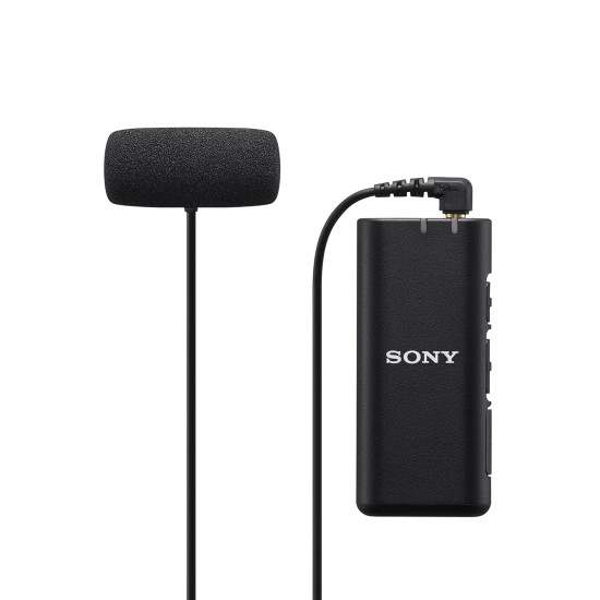 Sony Stereo Lavalier Auxiliary Microphone ECM-LV1 (Compact, Flexible, Vlogging, Content Creation, Audio) - Black Sony Stereo Lavalier Auxiliary Microphone ECM-LV1 (Compact, Flexible, Vlogging, Content Creation, Audio) - Black