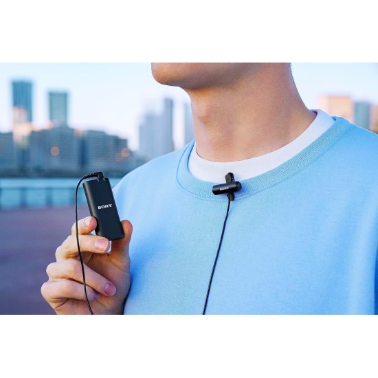 Sony Stereo Lavalier Auxiliary Microphone ECM-LV1 (Compact, Flexible, Vlogging, Content Creation, Audio) - Black Sony Stereo Lavalier Auxiliary Microphone ECM-LV1 (Compact, Flexible, Vlogging, Content Creation, Audio) - Black