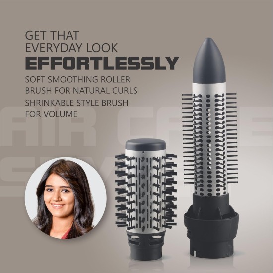 Havells 1000 Watts Air Care Volumizer Hair Dryer | Pre-Styling Half Brush, Stylish Curlers, Smoothening Roller Brush | Suitable For All Hair Types | Black | Hc4085 Havells 1000 Watts Air Care Volumizer Hair Dryer | Pre-Styling Half Brush, Stylish Curlers, Smoothening Roller Brush | Suitable For All Hair Types | Black | Hc4085