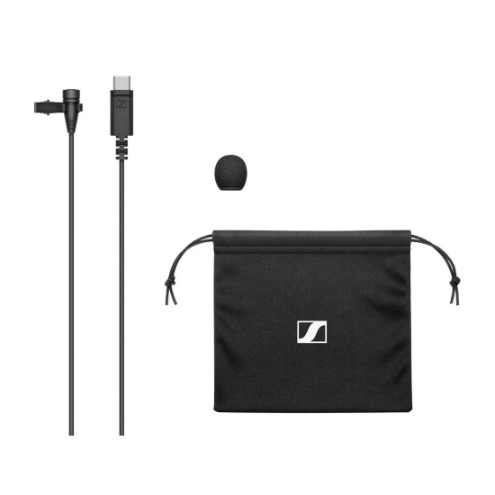 Sennheiser XS Lav USB-C Omnidirectional lavalier Microphone with USB-C Connector Ideal for for USB-C Mobiles/Computers. For Content creators | Youtube | Vlogging | Home Videos (509261)